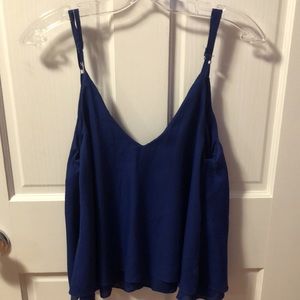 Royal Blue Flowly Top